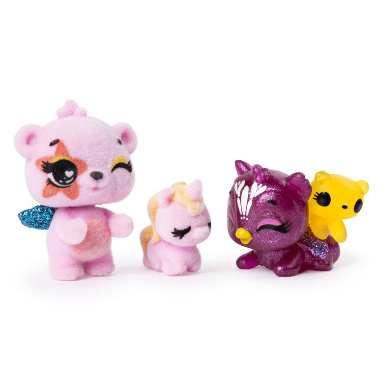 Hatchimals CollEGGtibles, Coffret de 2 HatchiPets Pet Obsessed avec 2 CollEGGtibles et 2 animaux de compagnie (les styles peuvent varier)