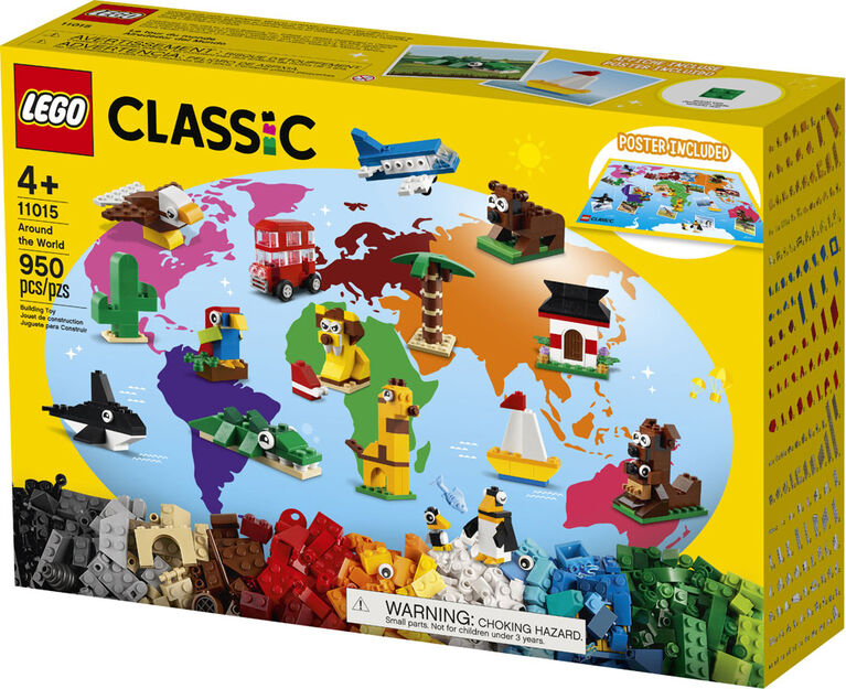 LEGO Classic Le tour du monde 11015 (950 pièces)