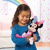 Disney Junior Minnie Mouse Sparkle and Sing Minnie Mouse, 13 Inch Feature Plush with Lights and Sounds