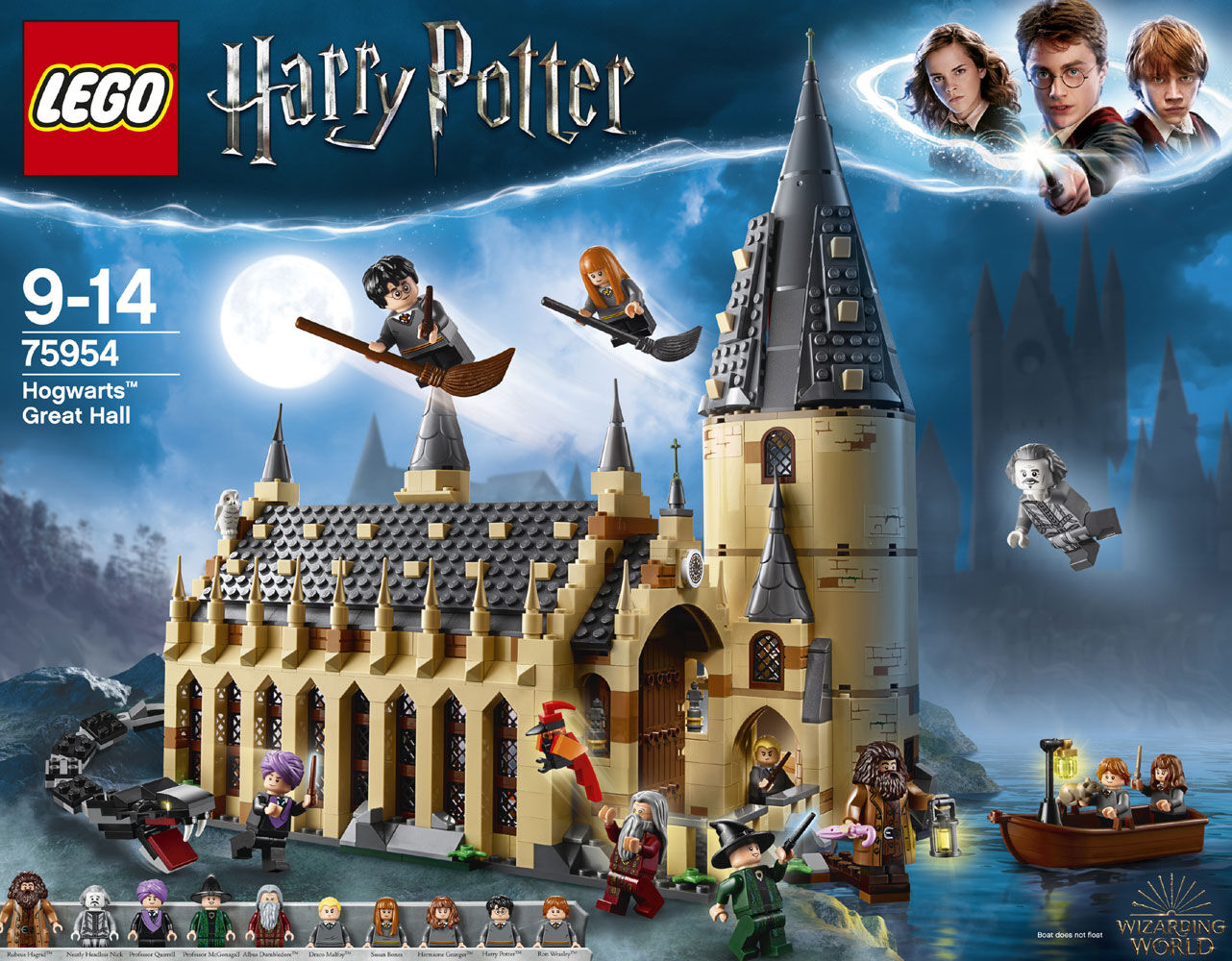 Harry potter top great hall lego