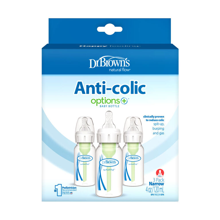 Dr. Brown's Options+ 4 oz Standard Bottle 3 Pack