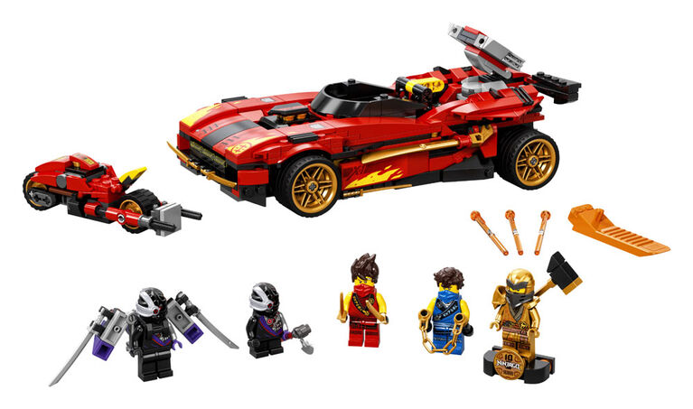 LEGO Ninjago Le chargeur Ninja X-1 71737 (599 pièces)