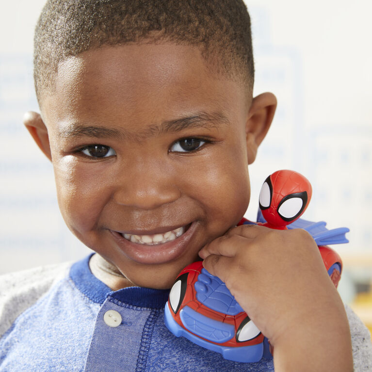 Marvel Spidey and His Amazing Friends Spidey Action Figure And Web-Crawler Vehicle