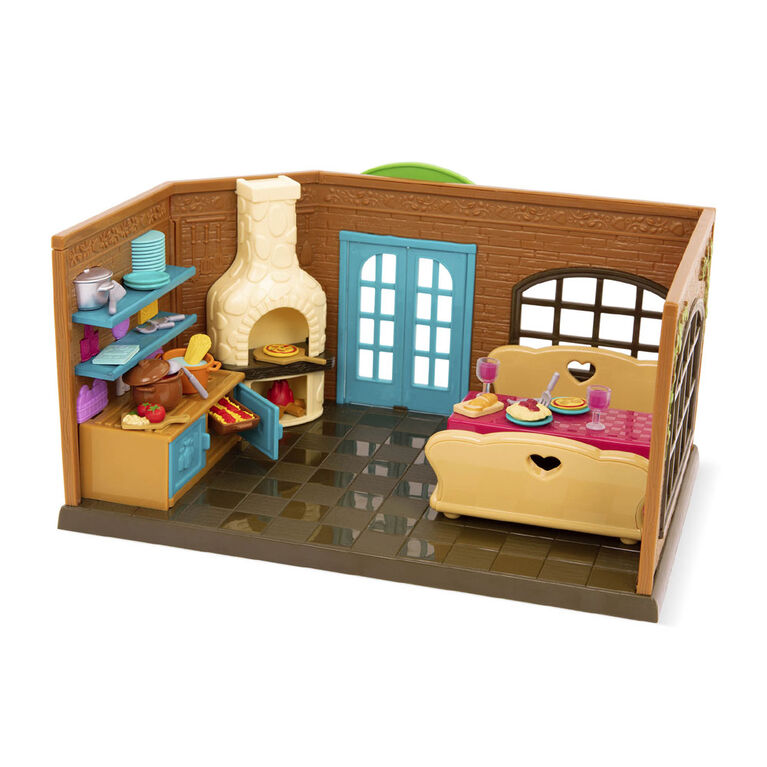 Li'l Woodzeez, Pass-The-Pasta Restaurant Playset - styles may vary