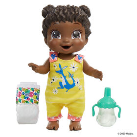 Baby Alive Baby Gotta Bounce Doll, Kangaroo Outfit, Bounces with 25+ SFX and Giggles, Drinks and Wets