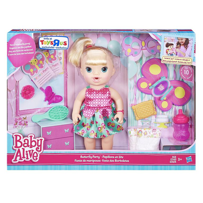 Baby Alive Briannas Butterfly Party - R Exclusive