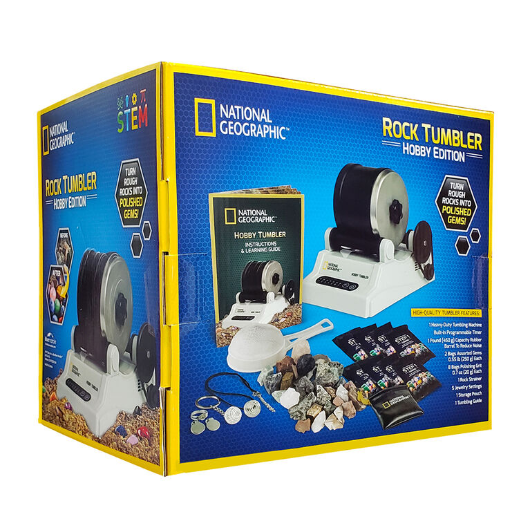 NATIONAL GEOGRAPHIC Hobby Rock Tumbler Kit