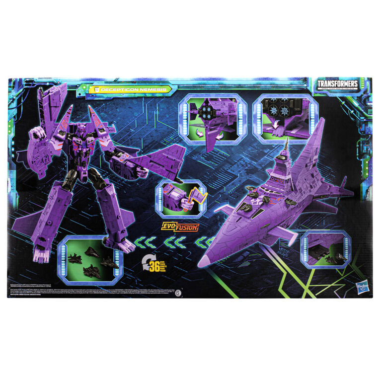 Transformers Legacy Evolution Titan Decepticon Nemesis Figure, 23.5 Inch Adult Collectible