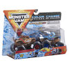 Monster Jam, Official Monster Mutt Vs. Jurassic Attack Color-Changing Die-Cast Monster Trucks, 1:64 Scale
