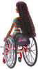 Barbie Fashionistas Doll with Wheelchair & Crimped Brunette Hair