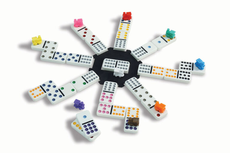 Jeu de dominos train mexicain double 12