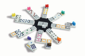 Ideal Games - Classic Mexican Train Dominoes Game