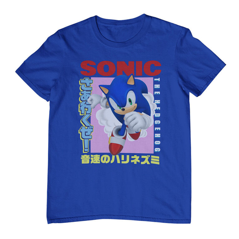 Sonic- Blue Tshirt- 2X Large