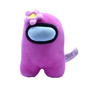 Among Us Plush - Pink w/ Pink Flower