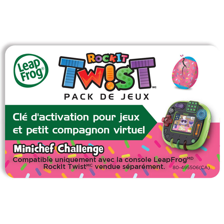 LeapFrog RockIt Twist - Jeu Minichef Challenge - Édition française