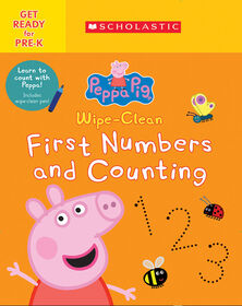 Scholastic - Peppa Pig: Wipe-Clean First Numbers and Counting - Édition anglaise