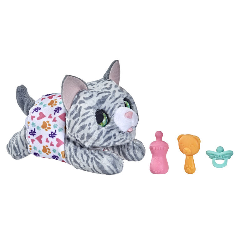 furReal Newborns Kitty Interactive Animatronic Plush Toy: Electronic Pet