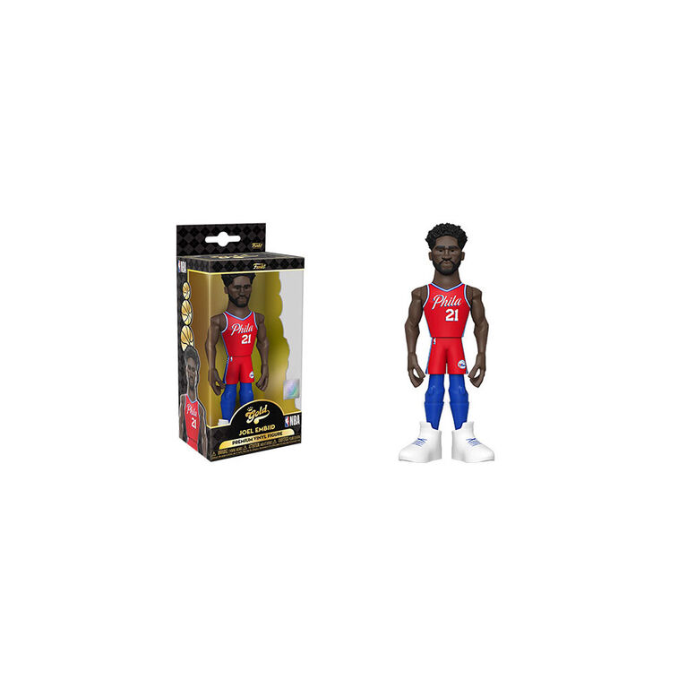 Funko Gold 5" NBA:Sixers-Joel Embiid (Édition De La Ville '21) Figurine En Vinyle