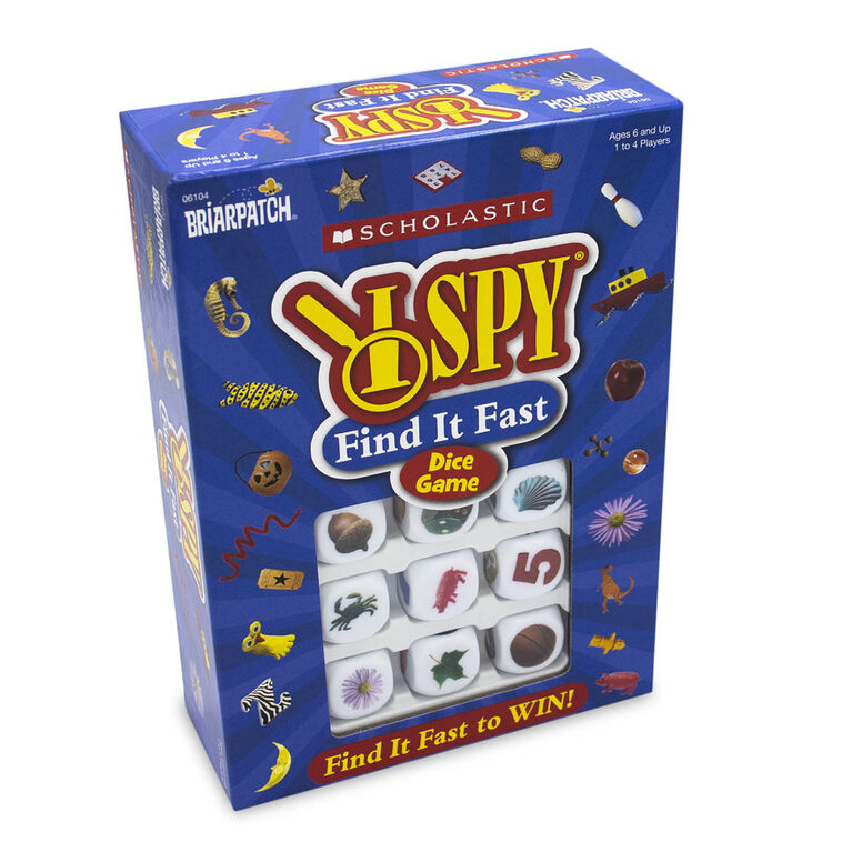 I Spy Find It Fast Dice Game - English Edition