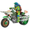 Teenage Mutant Ninja Turtles: Mutant Mayhem Ninja Kick Cycle with Exclusive Leonardo Figure