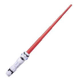 Star Wars Lightsabler Squad, sabre laser Imperial Stormtrooper à lame rouge extensible, accessoire de déguisement