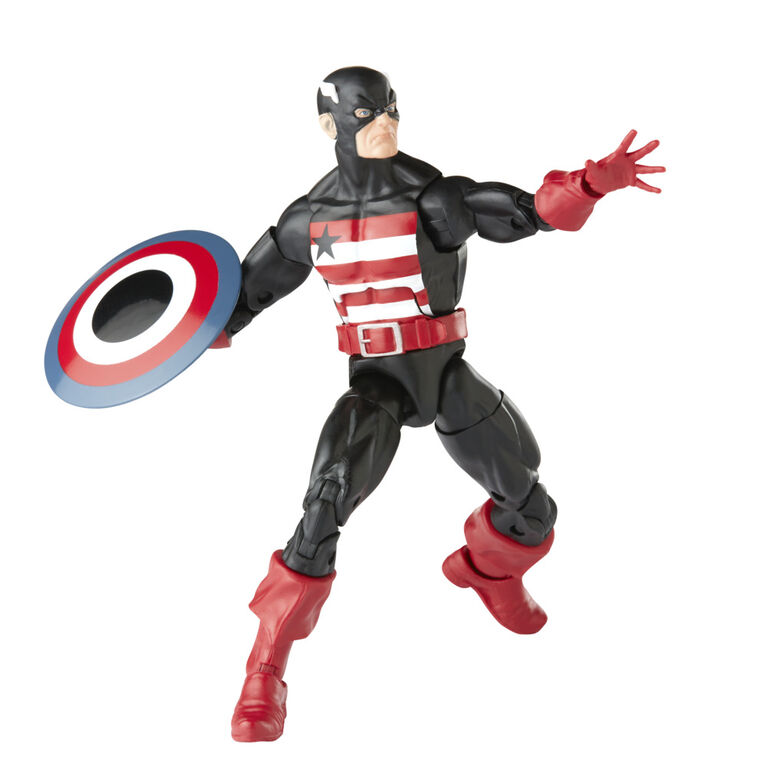 Marvel Legends Series U.S. Agent Classic Comics Action Figure 6-inch Collectible Toy, 1 Accessory, 2 Build-A-Figure Parts