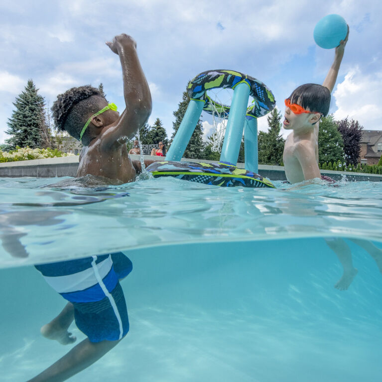 COOP Hydro Spring Hoops, Pool Toy, Inflatable Pool Game Basketball Set