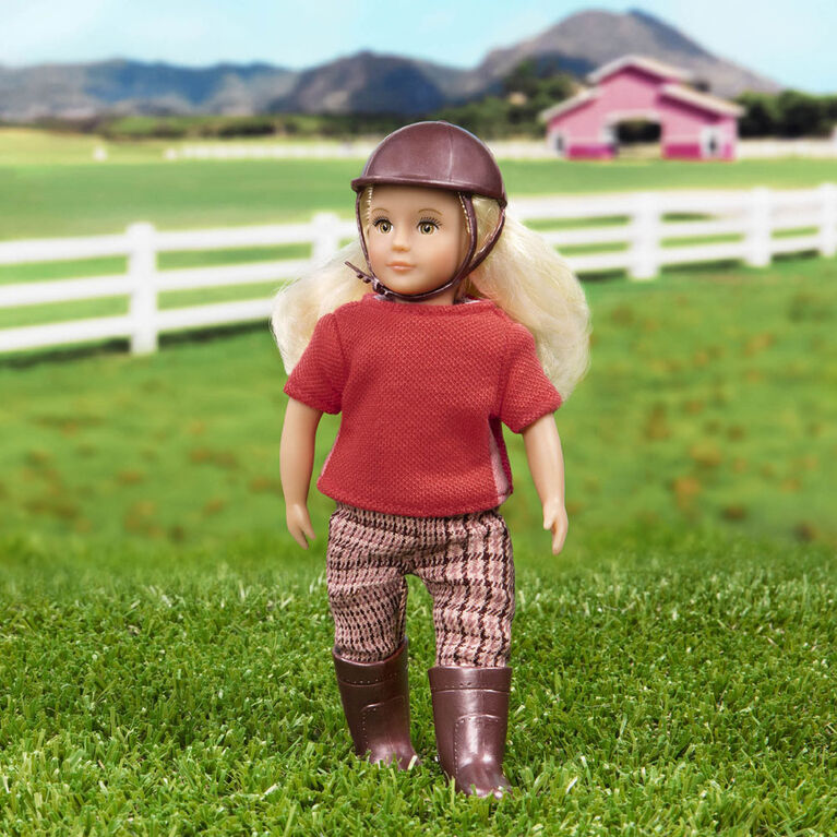 Mini-poupée écuyère de 15 cm, Briella, Lori