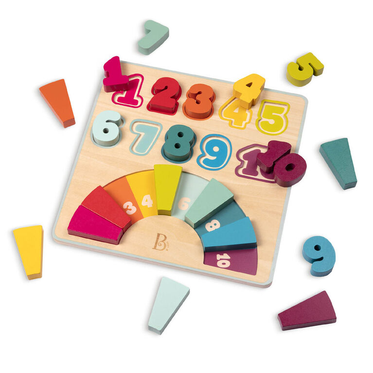 B. Wooden Number Puzzle