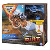 Monster Jam, Megalodon Monster Dirt Starter Set, Featuring 8oz of Monster Dirt and Official 1:64 Scale Die-Cast Monster Jam Truck