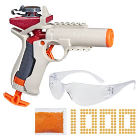 Nerf Pro Gelfire, blaster Ignitor, 1 000 billes Gelfire, capacité de 60 billes, poignée d'amorçage en T, jusqu'à 45,5 m/s, cadeau pour ados