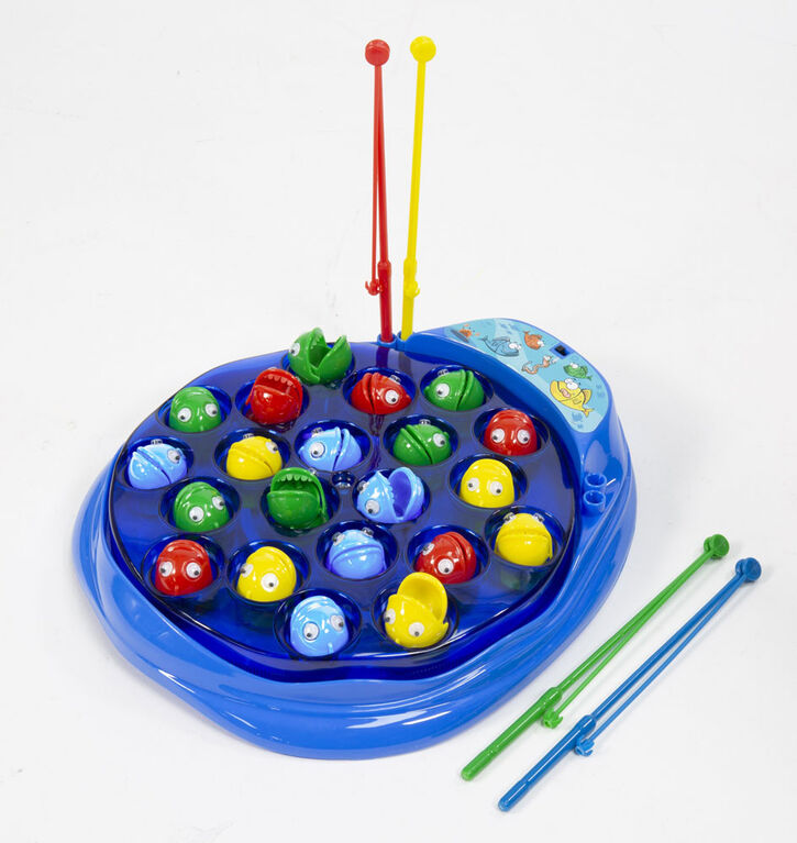 Chigy Wooh Fishing Game for Kids, Fish Catching Toy with 26 Fishes and 4  Pods, Includes Music and Lights : : Toys & Games