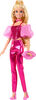 Barbie Deluxe Style Fashion Doll #5 in Metallic Pink Outfit with Corset Top and Accessories, Blonde
