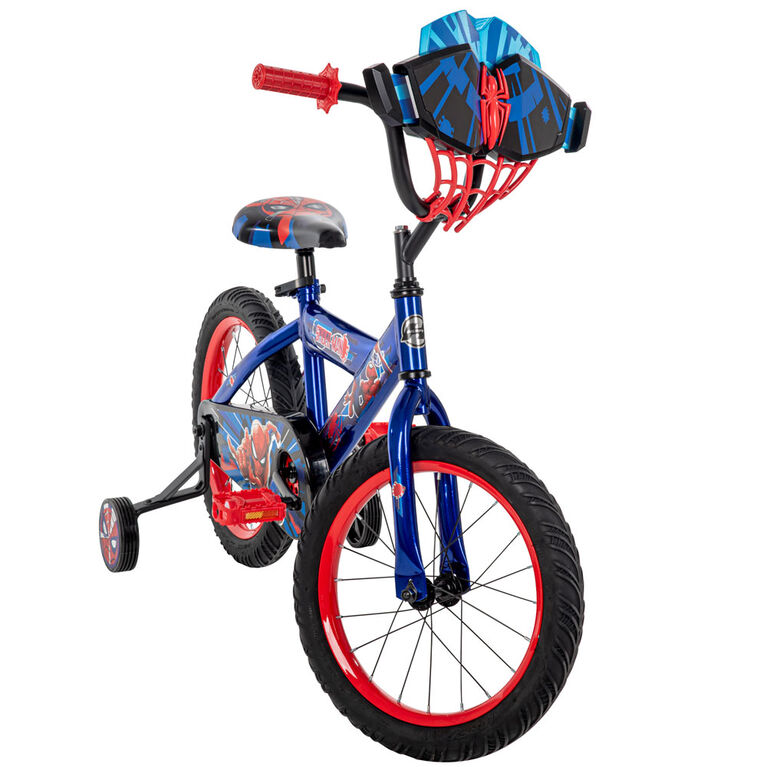 Vélo, Spider-Man de Marvel par Huffy 16 pouces, Rouge et Bleu - Notre exclusivité