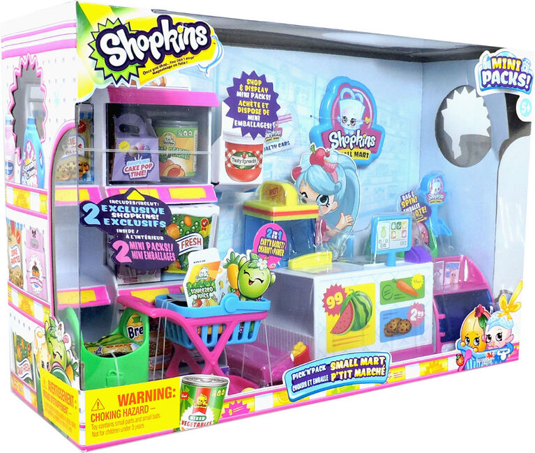 Shopkins Season 10 Pick 'N' Pack Small Mart Playset Toys R Us Canada