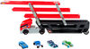 Hot Wheels - Mega Hauler and 4 Hot Wheels Vehicles