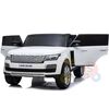 KidsVip 2x12V Enfants et Tout-Petits Range Rover 4x4 Voiture Eléctrique avec Commande à Distance - Blanc