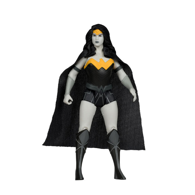 DC Super Powers Batman, Superman & Wonder Woman Black & White Accent Edition Gold Label 3pack