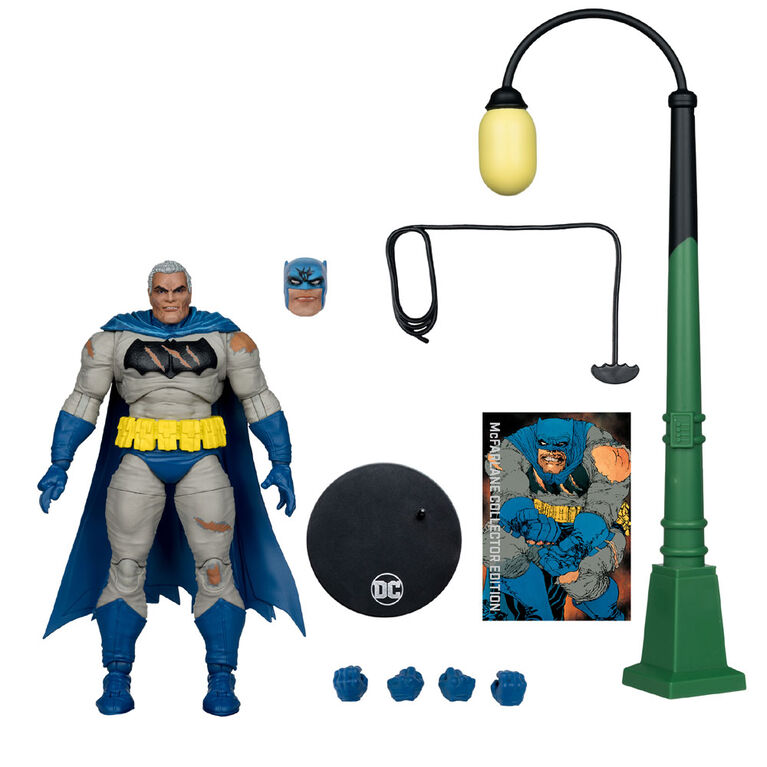 DC Multiverse Batman Battle Damage Blue (The Dark Knight Returns) 7in Figure McFarlane Collector Edition #21
