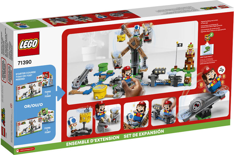 LEGO Super Mario Reznor Knockdown Expansion Set 71390 (862 pieces)