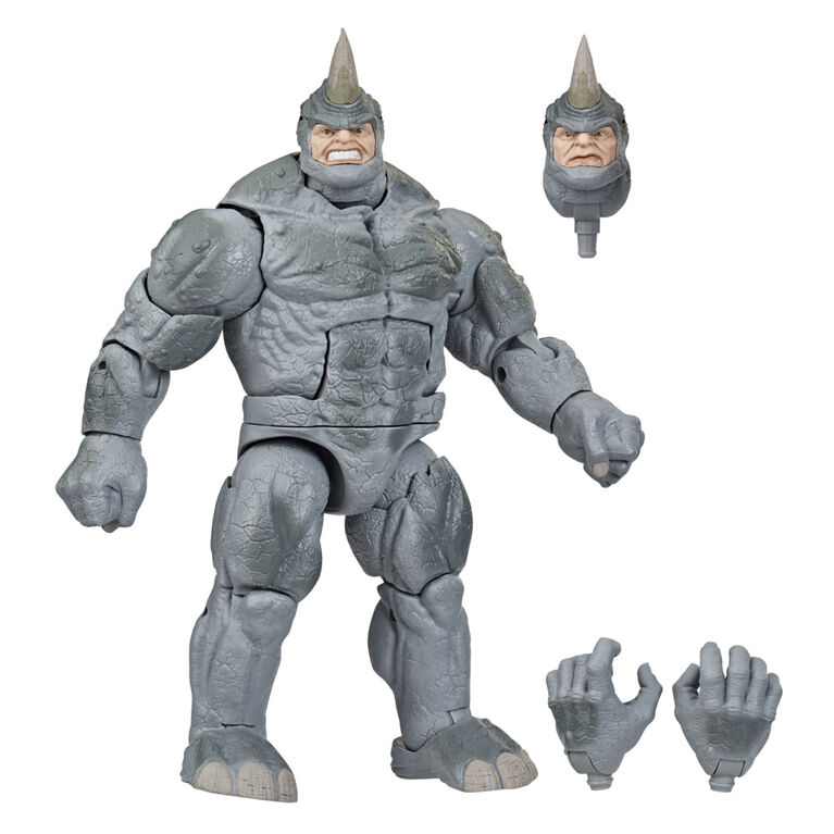 Marvel Legends Series Spider-Man 6-inch Marvel's Rhino Retro Action Figure Toy