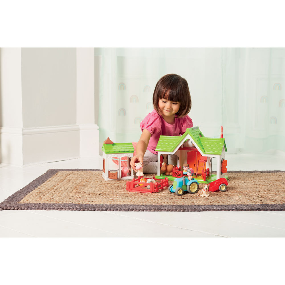 Happyland farm tractor playset new arrivals