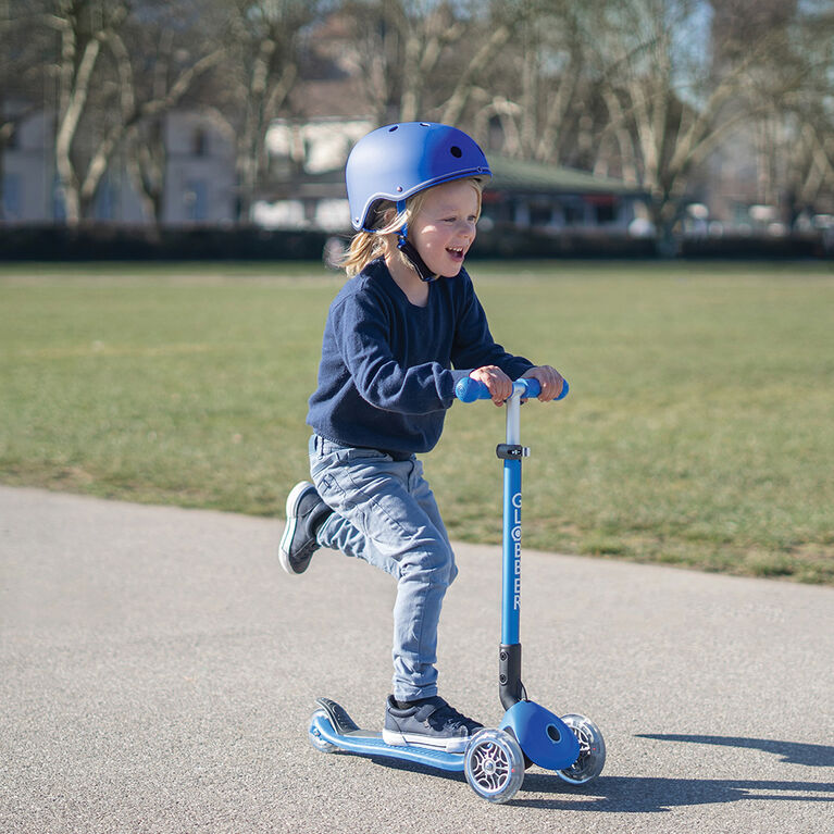 Casque Globber Avec Lumiere - Bleu