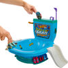 Hot Wheels Skate Flush & Go Skate Bowl Fingerboard Set with 1 Exclusive Board & Pair of Removable Skate Shoes