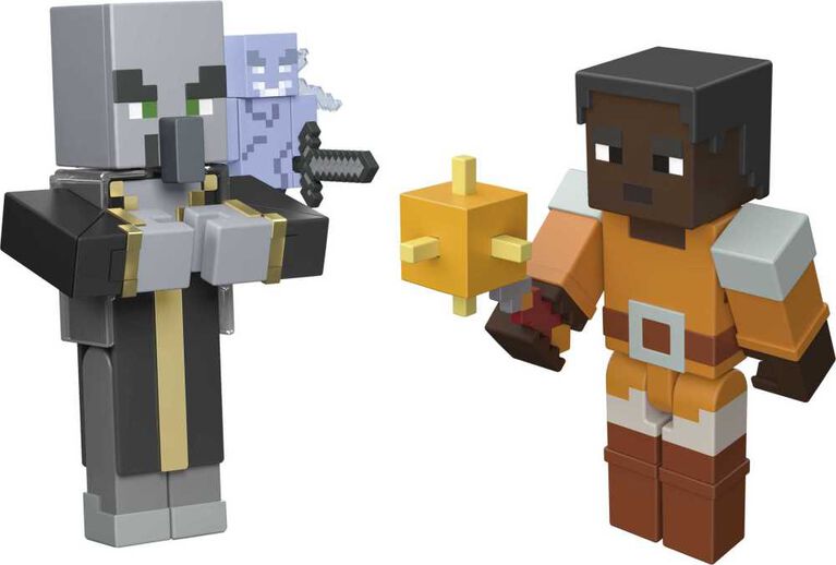 Minecraft Dungeons Hal and Nameless One Figures