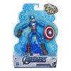 Marvel Avengers Bend And Flex Action Figure Toy, 6-Inch Flexible Captain America Figure, Includes Blast Accessory
