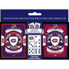 Masterpieces Puzzle Company Montreal Canadiens Two Decks Of Playing Cards & Dice Set Card Game