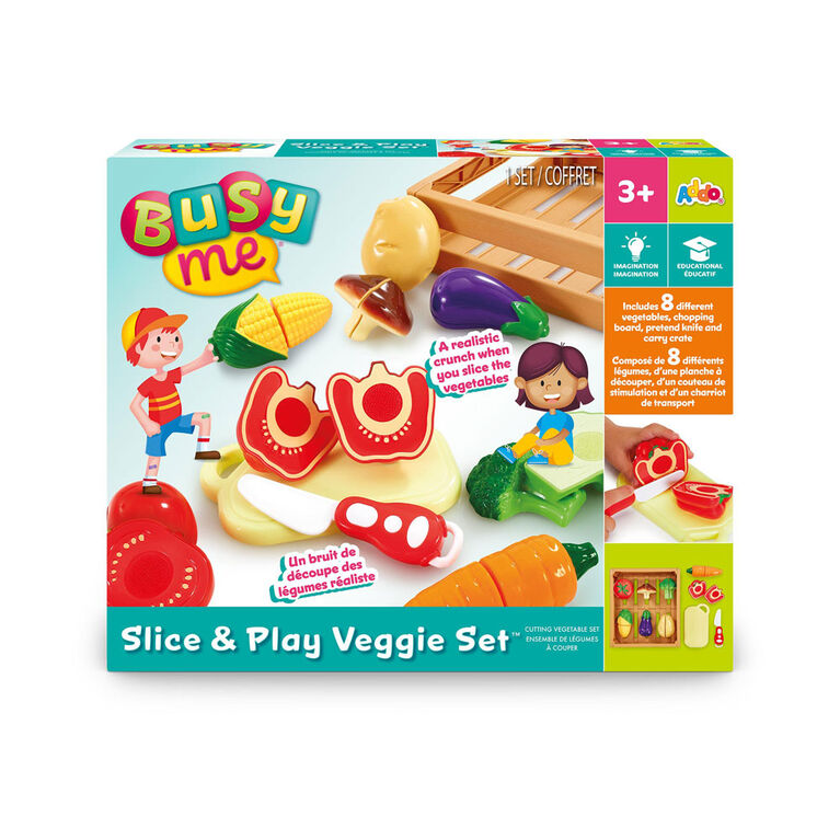 Busy Me Slice and Play Veggie Set - Notre exclusivité