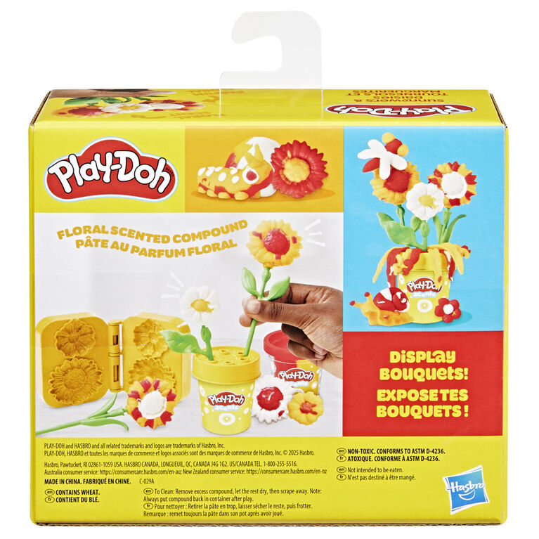 Play-Doh Tournesols et marguerites, coffret de pâte à modeler, loisirs créatifs