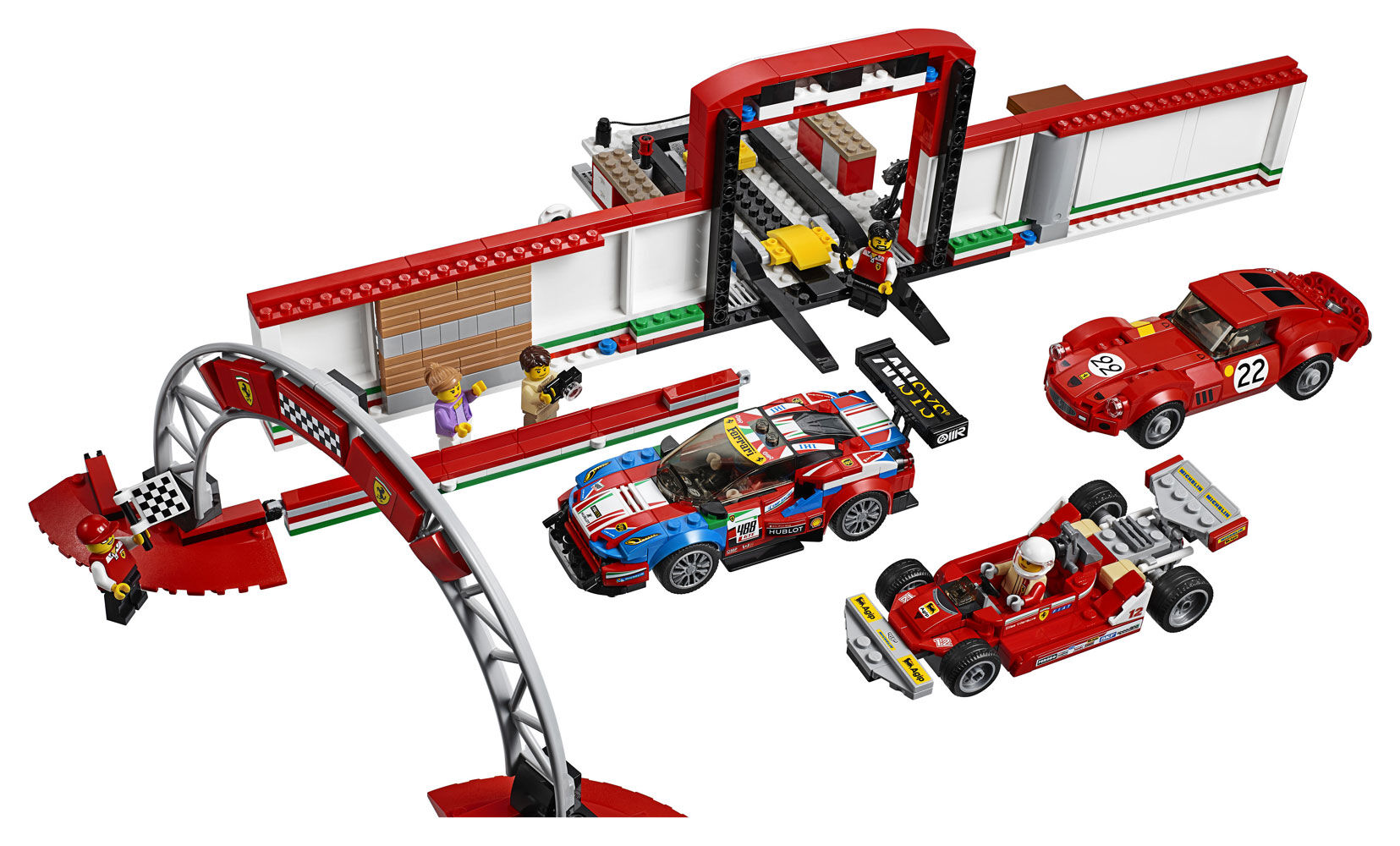 lego speed champions ferrari garage
